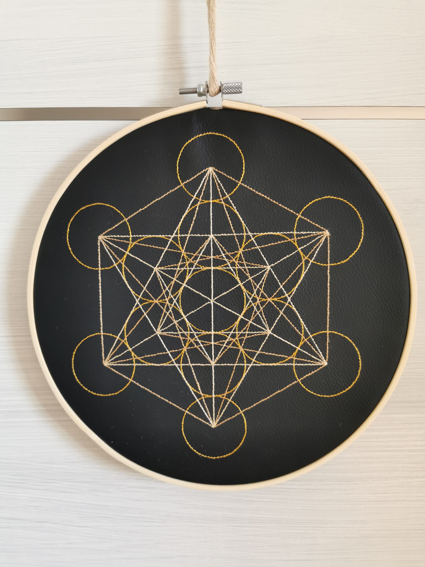 Stickbild "Würfel des Metatron" Stickbild "Würfel des Metatron"